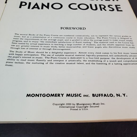 The Leila Fletcher Piano Course Book 3 (1950) Montgomery Music Buffalo NY - Picture 3 of 14